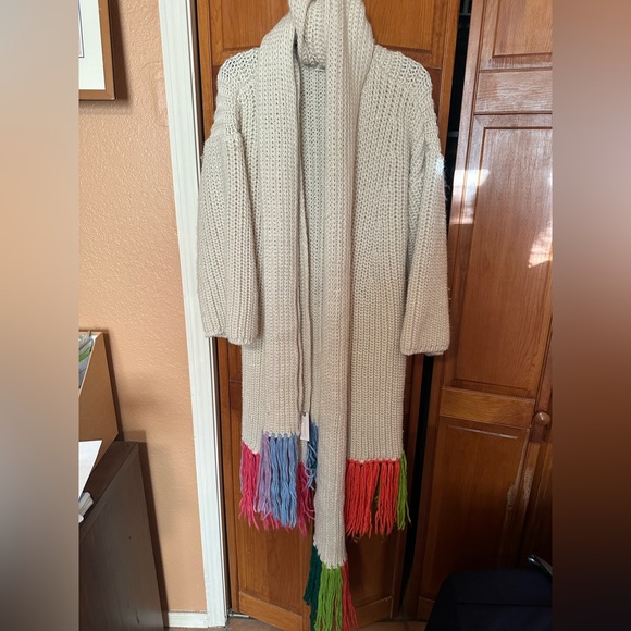 Anthroplogie sweater cardigan and scarf BOTH - Picture 9 of 11